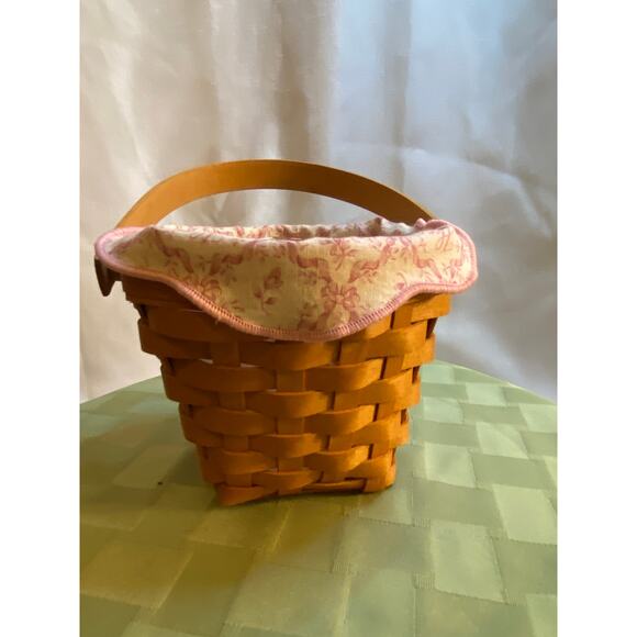 Vintage, Longaberger, Horizon of Hope Basket, Small Basket wLiner Protector 2001 - Picture 1 of 13